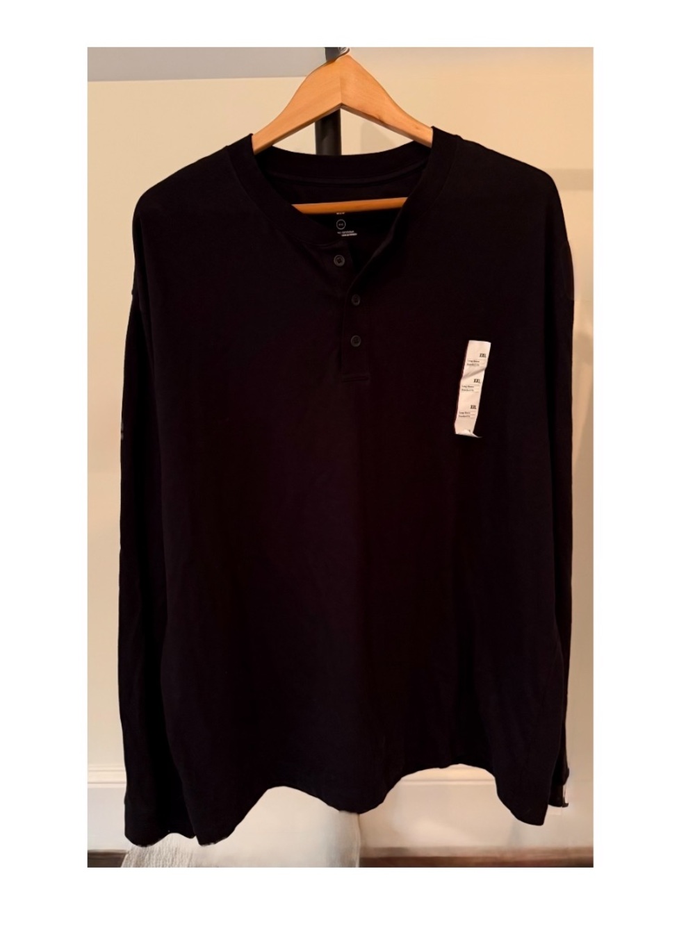 Goodfellow & Co nwt size xxl Black Long-Sleeve Top
